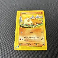 Pokemon Card Expedition Base Set Cubone 103/165 E Series Pokemon TCG - Image 3