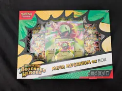 Pokemon TCG Mega Evolution Ascended Heroes Mega Meganium EX Box Factory Sealed - Image 1