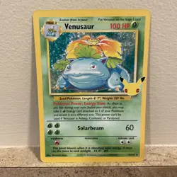 Venusaur 15/102 - Celebrations Classic Collection Holo Rare - Pokemon 2021 - NM - Image 1