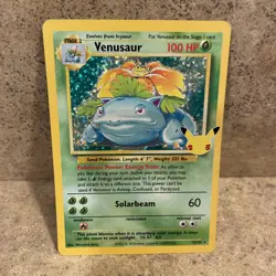 Venusaur 15/102 - Celebrations Classic Collection Holo Rare - Pokemon 2021 - NM - Image 2