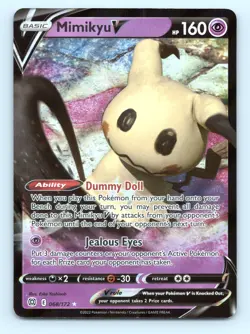 Pokemon SWSH09: Brilliant Stars Mimikyu V 068/172 NM - Image 1