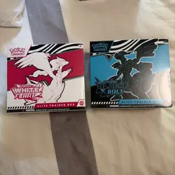 Pokemon Black Bolt and White Flare Elite Trainer Box ETB Set of 2 - NEW/SEALED - Image 1