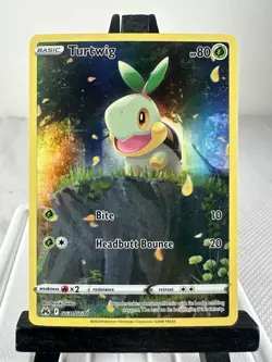 Pokemon TCG Turtwig GG31/GG70 Crown Zenith Galarian Gallery Holo NM - Image 1