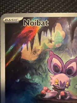 Pokemon Noibat 169/159 Journey Together NM Illustration Rare Full Art - Image 2