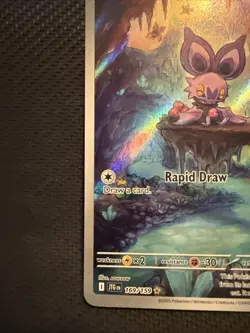 Pokemon Noibat 169/159 Journey Together NM Illustration Rare Full Art - Image 5