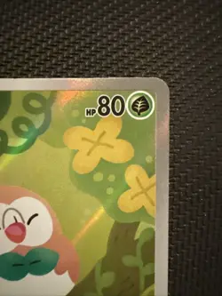 Rowlet AR Art Rare 082/080 (Japanese) Pokemon M3: Nihil Zero Holo Card - Image 3