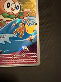 Pokemon Me: Mega Evolution Promo Rowlet 043 Basic Holo English - Image 4