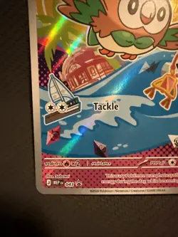 Pokemon Me: Mega Evolution Promo Rowlet 043 Basic Holo English - Image 5
