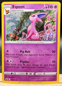 Espeon SWSH174 Black Star Promo Pokemon TCG LP - Image 1