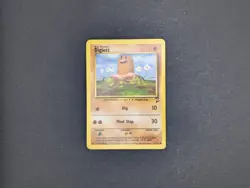 Pokemon TCG Diglett Regular Unlimited Common Base Set 2 71/130 Lightly Played - Image 1