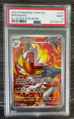 Pokemon Infernape 173/167 Twilight Illustration Rare PSA 9 English - Image 1