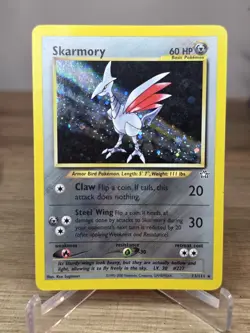 SKARMORY 13/111 HOLO RARE NEO GENESIS POKEMON UNLIMITED HOLO - Image 3