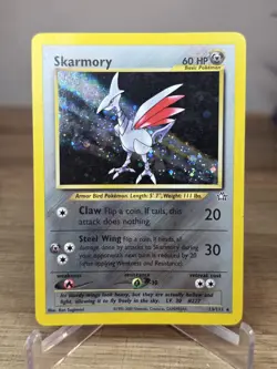 SKARMORY 13/111 HOLO RARE NEO GENESIS POKEMON UNLIMITED HOLO - Image 5