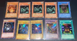 10 Yu-Gi-Oh! Card Lot - Flame Swordsman, Red Eyes B. Dragon, Dark Magician - Image 3