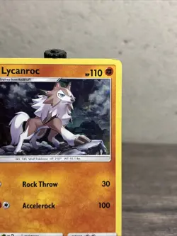 Pokemon TCG Lycanroc Burning Shadows 76/147 Holo Rare-Fast Ship-LP!! - Image 3