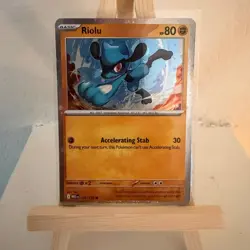 Riolu 76/132 Mega Evolutions Cosmos Holo Pokemon TCG - Image 1
