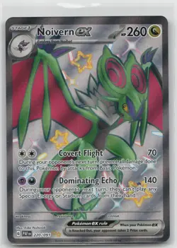 Pokemon Noivern ex 220/091 Shiny Ultra Rare Paldean Fates Holo LP - Image 1