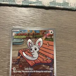 Pokemon Minccino Holo Sv: Black Bolt 152/086 Illustration Rare - Image 2