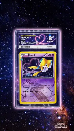 🌟✨ Pokemon TCG – Jirachi RC13/RC32 Radiant Collection (2016) – Holo – ACE 8 - Image 1