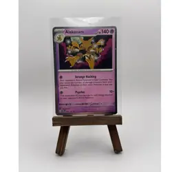 Pokemon Alakazam 082/167 Blister Exclusives Cosmos Holo Exclusive Excellent NM - Image 1