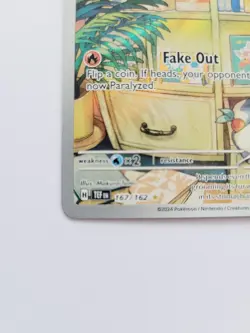 Pokemon TCG Litten 167/162 IR Full Art Temporal Forces SV NM - Image 5