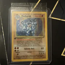 Vintage Pokemon Promo 1st Edition Machamp 8/102 Sealed WOTC 1999 - Image 1