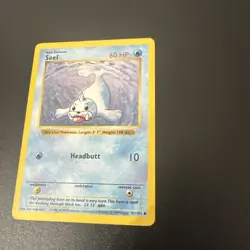 Pokemon TCG Seel Base Set 41/102 Regular Shadowless Uncommon - Image 1