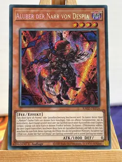 Aluber Der Narr Von Despia RA02-DE016 Secret Rare Deutsch NM YUGIOH - Image 1