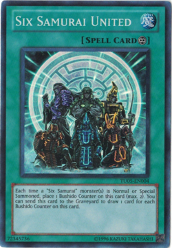 Yu-Gi-Oh! Six Samurai United (LP) Super Rare TU05-EN004 Turbo Pack 5 - Image 1
