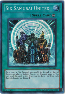 Yu-Gi-Oh! Six Samurai United (LP) Super Rare TU05-EN004 Turbo Pack 5 - Image 2