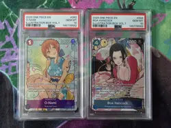 One Piece Boa Hancock & O-Nami Promo Illustration Box Vol.1 Sequential PSA 10 - Image 1