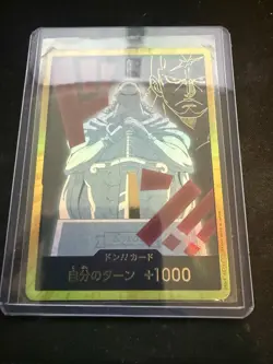 Bandai One Piece CCG Gold Kyros Don!! Foil Japanese Standard Card Stock - Image 1