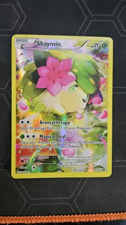 Shaymin XY115 Promo Holo Rare Pokemon Card NM - Image 1