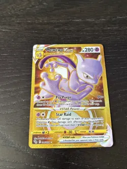 Mewtwo Vstar 086-078 2022 Pokemon Hp280 Gold Card - Image 2