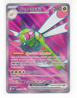 ~PT~ PORTUGUESE Yanmega ex Destined Rivals 206 Pokemon Card (G4) - Image 1