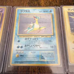 pokemon mystery of the fossils jap bundle x 3 holo cards HP - Image 4