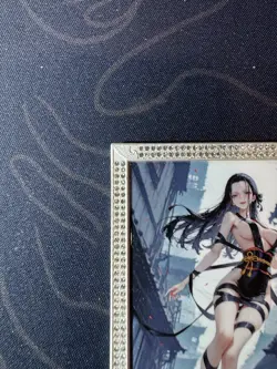 Goddess Black Strip Robin Premium Metal Card Waifu Doujin One Piece Character - Image 2