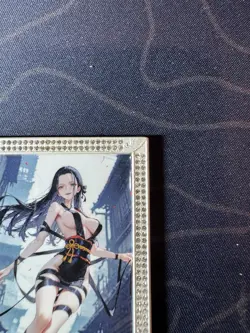Goddess Black Strip Robin Premium Metal Card Waifu Doujin One Piece Character - Image 3