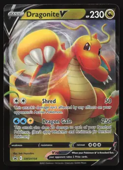 Dragonite V - SWSH154 - Ultra Rare - SWSH Black Star Promo - Pokemon Card - Image 1