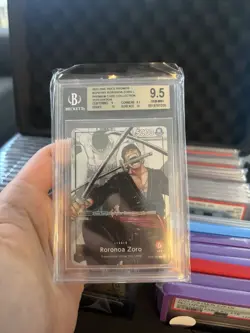 OP01-001 Roronoa Zoro Premium Card Collection 25th Anniversary Eng BGS 9.5 - Image 1