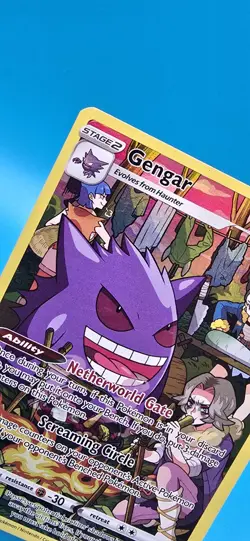 Pokemon Gengar TG06/TG30 Trainer Gallery Full Art Lost Origin Card #2 - Image 2