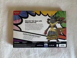 Pokemon TCG Ascended Heroes Premium Poster Collection Mega Lucario - Image 2