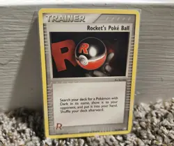 Rocket's Poke Ball 89/109 2004 EX Team Rocket Returns Unlimited Common HP - Image 1