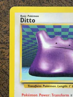 Ditto 18/62 Fossil Rare Pokemon Card. - Image 2