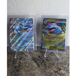 Blastoise EX & Mega Venusaur EX Pokemon TCG XY Holo Cards Lot - Image 1
