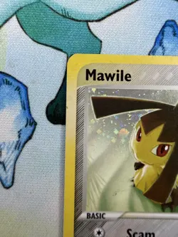 Mawile 9/100 EX Sandstorm Holo (2003) – Creased / Damaged – Vintage Pokemon - Image 2