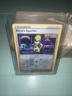 Elesa's Sparkle Reverse Holo 233/264 SWSH08: Fusion Strike Pokemon TCG Near Mint - Image 2