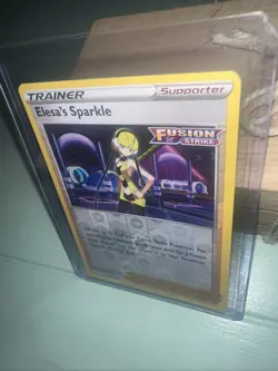 Elesa's Sparkle Reverse Holo 233/264 SWSH08: Fusion Strike Pokemon TCG Near Mint - Image 4