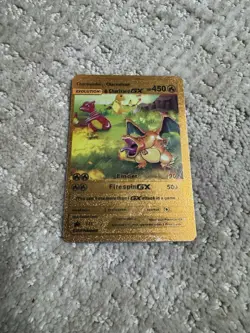 Pokemon Charizard Gx Gold Card - Image 2