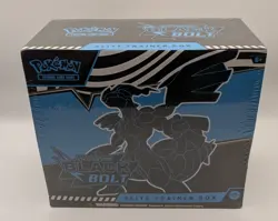 Pokemon TCG Scarlet & Violet Black Bolt Elite Trainer Box ETB SEALED Thundurus - Image 1